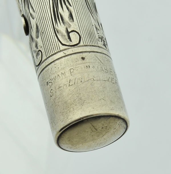 Mabie Todd (USA) Swan Pen - Sterling, Semi-Flex Fine (Excellent